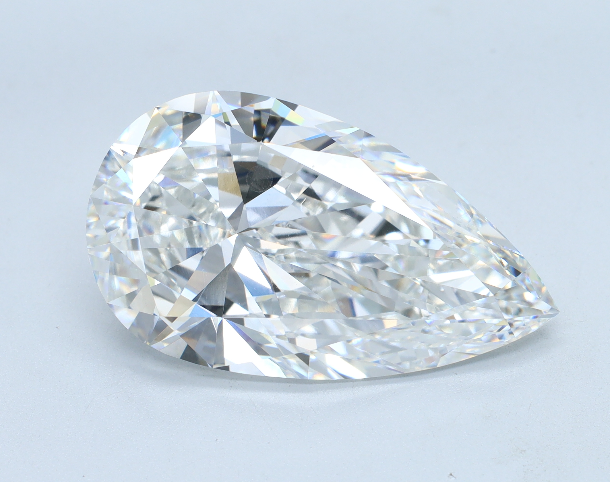 10.04 carat Pear lab grown diamond, E color, VVS2 clarity