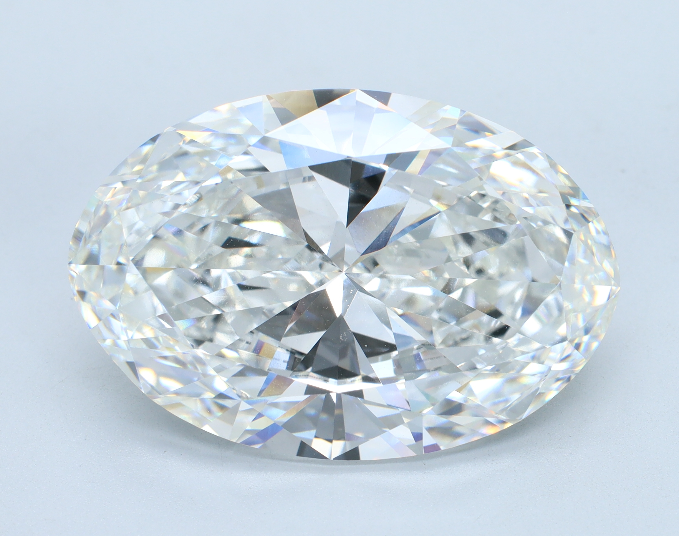 20.03 carat Oval lab grown diamond, F color, VS1 clarity