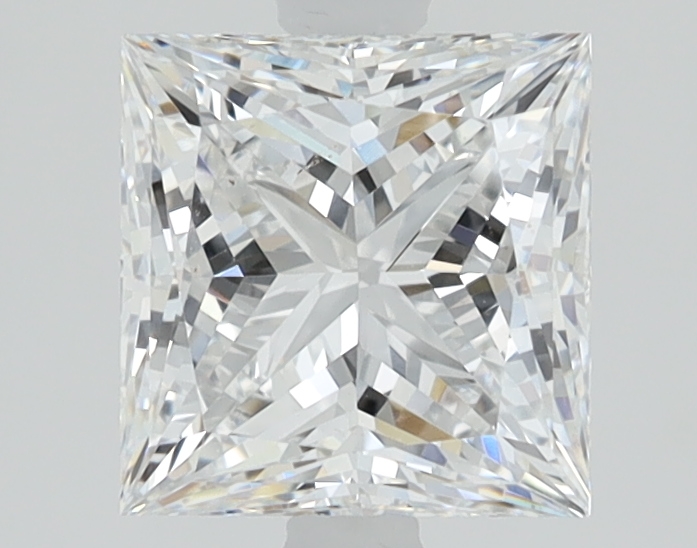 1.08 carat Princess lab grown diamond, E color, VVS1 clarity