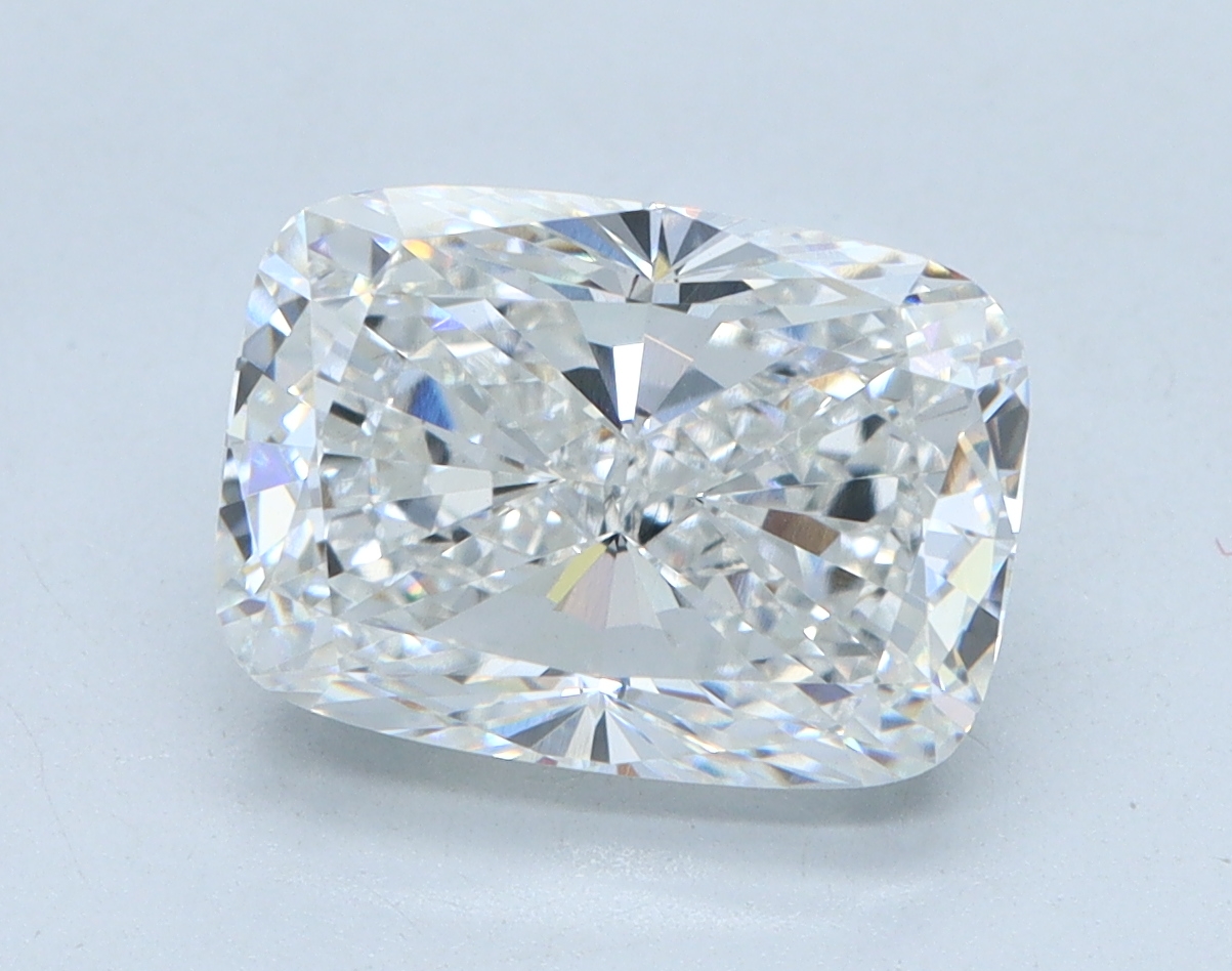 3.01 carat Cushion lab grown diamond, E color, VVS2 clarity