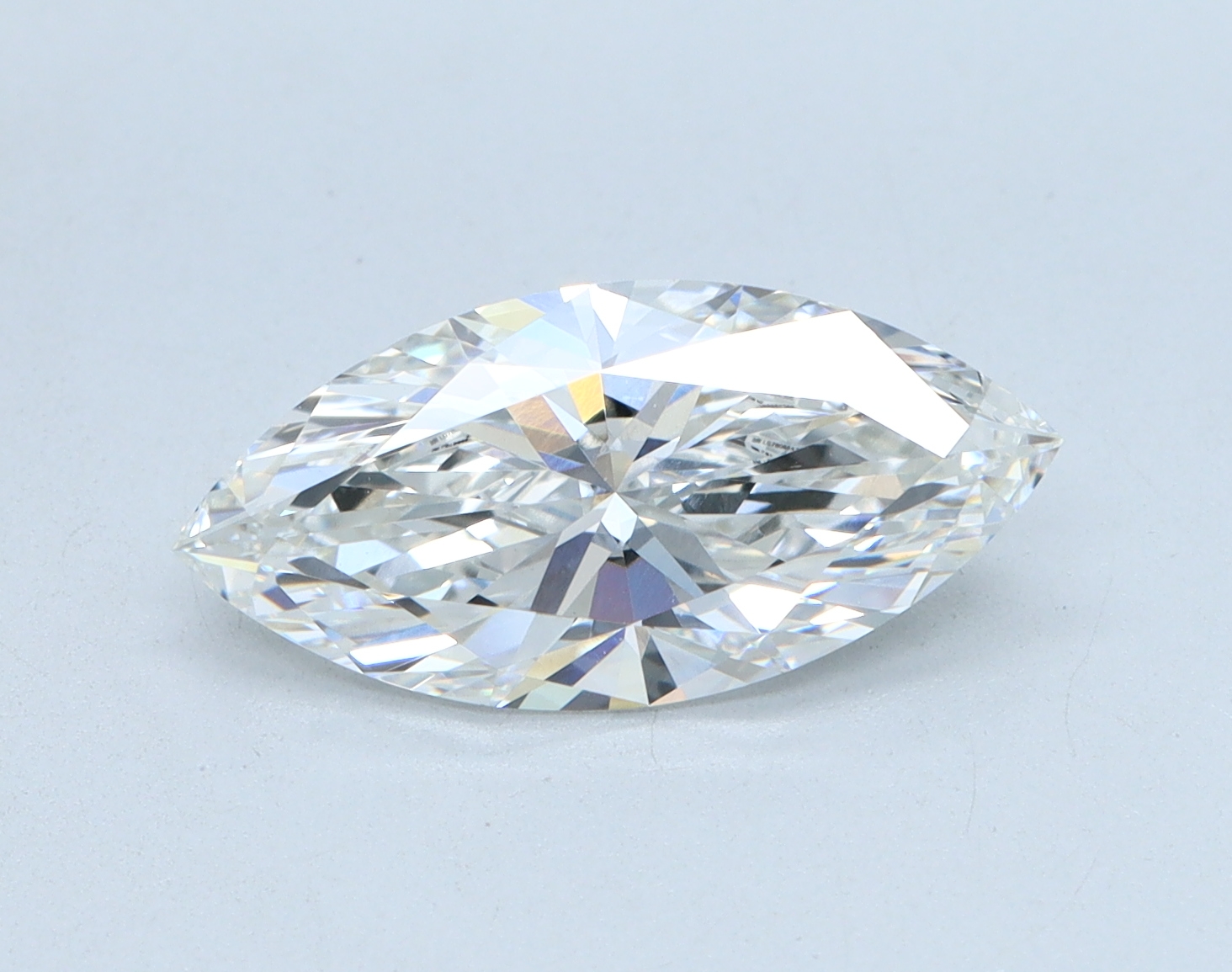 1.81 carat Marquise lab grown diamond, F color, VVS2 clarity