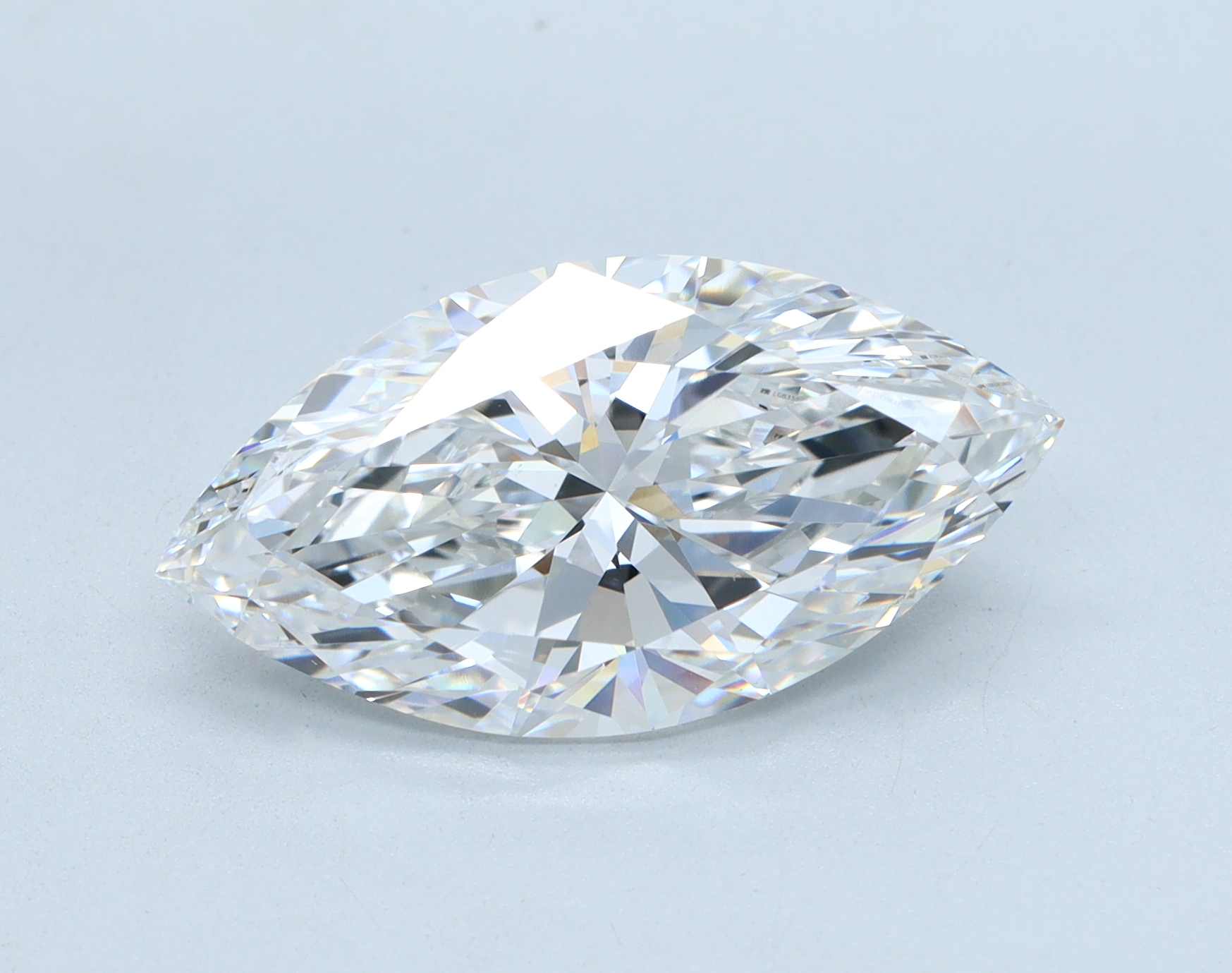 4.0 carat Marquise lab grown diamond, F color, VVS2 clarity