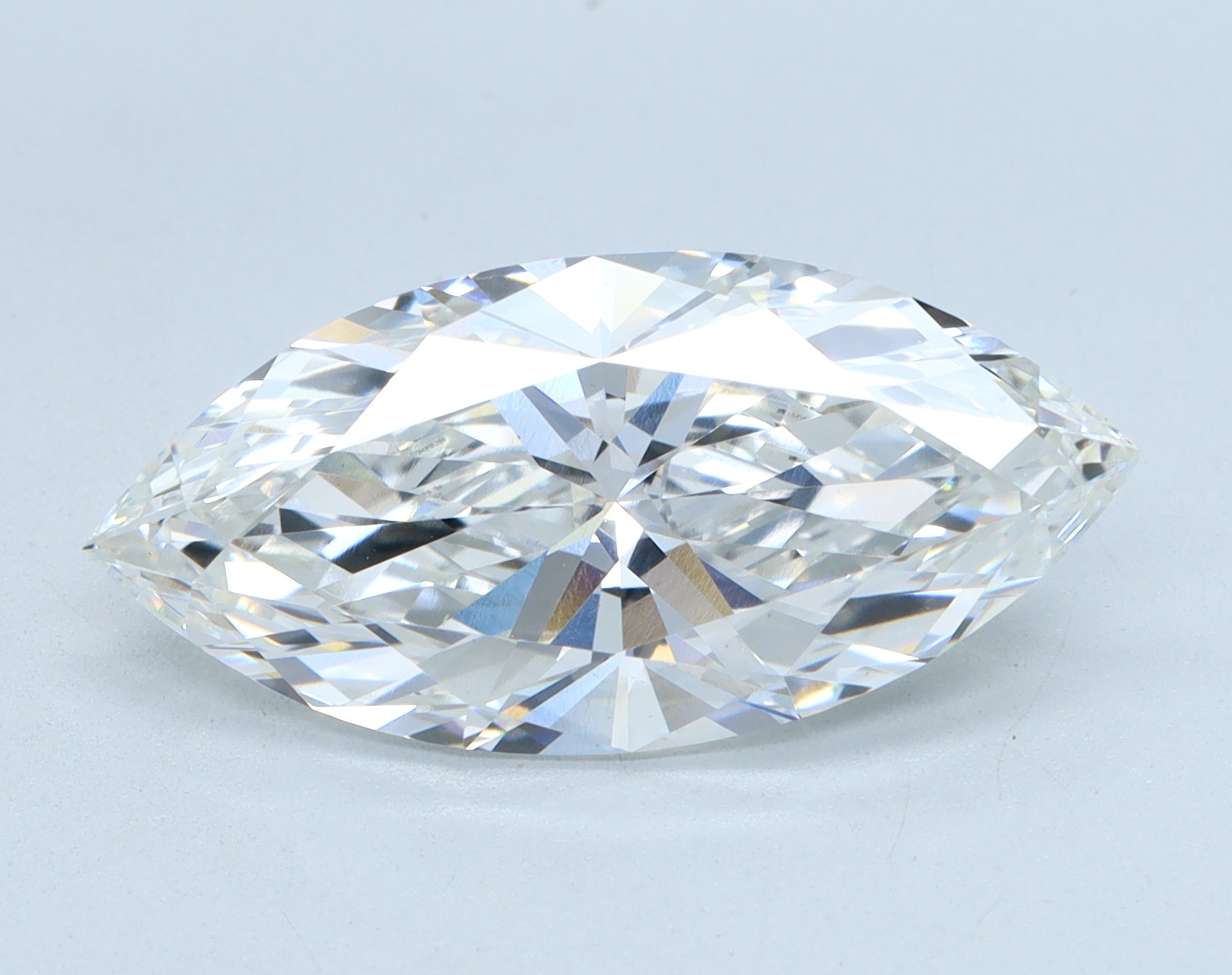 3.84 carat Marquise lab grown diamond, F color, VS1 clarity
