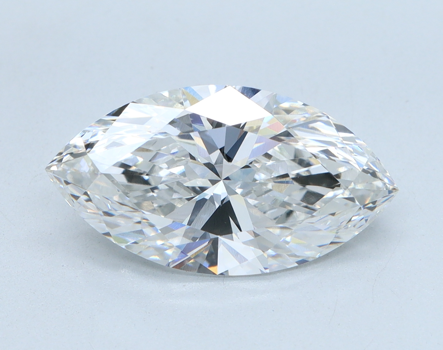 3.05 carat Marquise lab grown diamond, F color, VVS2 clarity