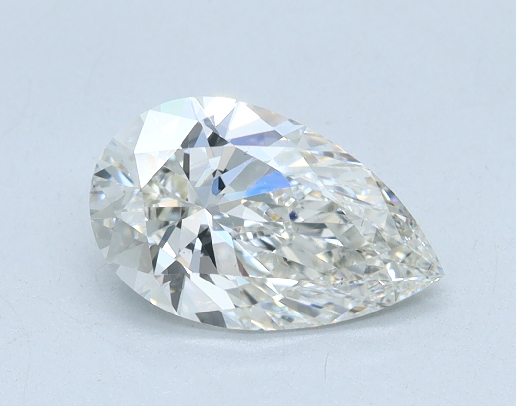 1.08 carat Pear lab grown diamond, G color, VS1 clarity
