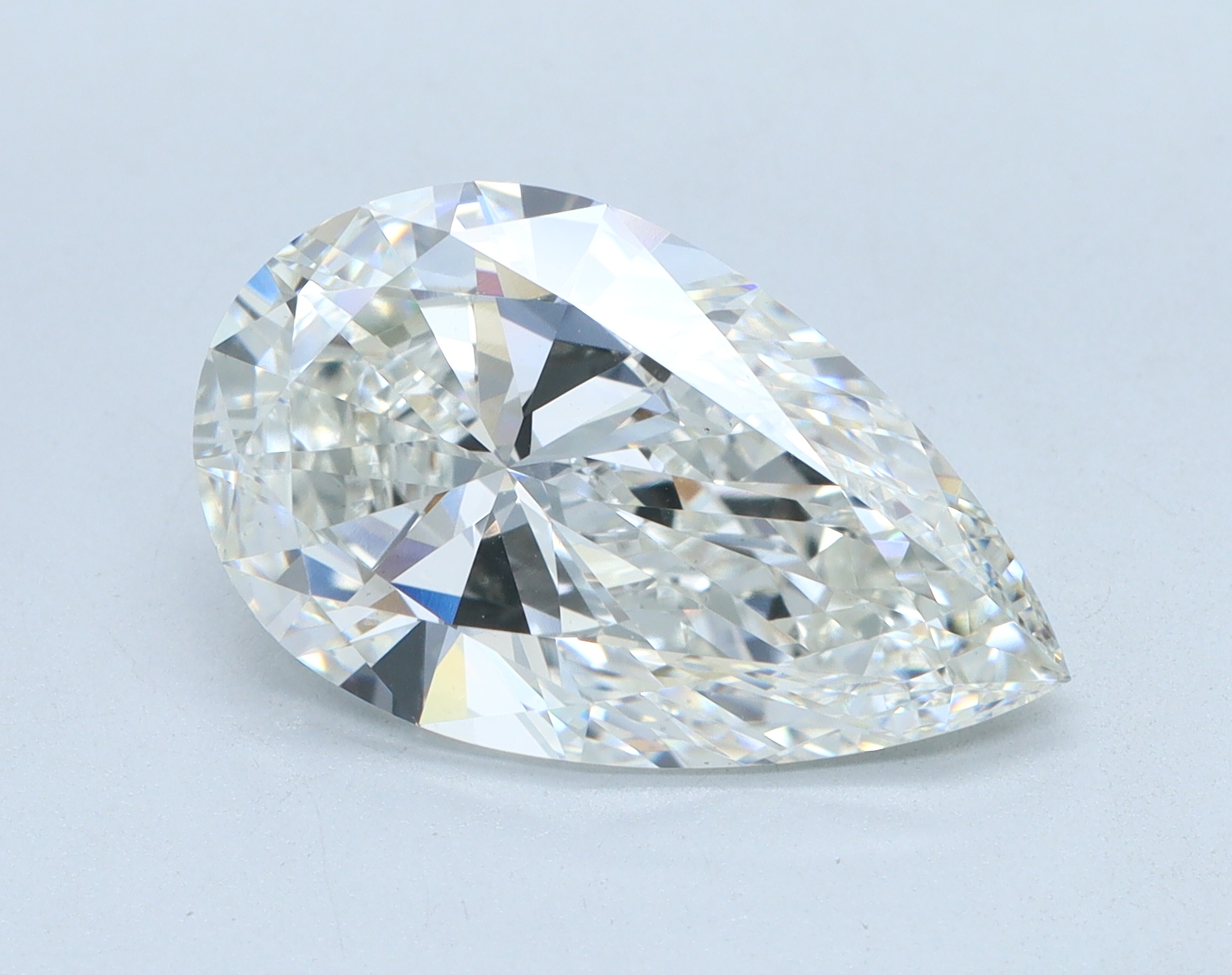 4.02 carat Pear lab grown diamond, G color, VS1 clarity