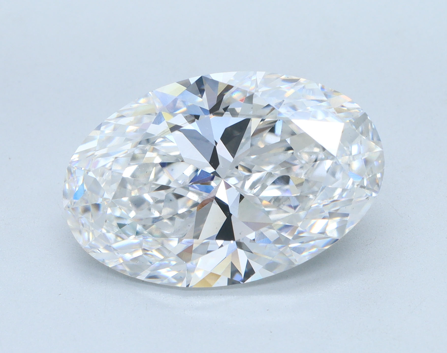 7.04 carat Oval lab grown diamond, E color, VS1 clarity