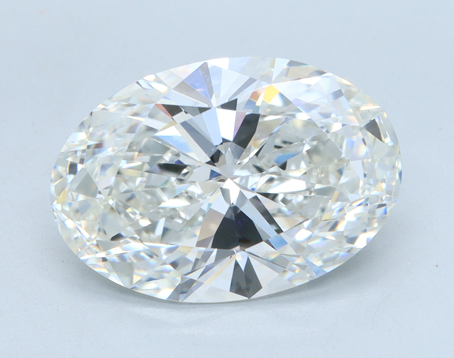 5.01 carat Oval lab grown diamond, G color, VS1 clarity