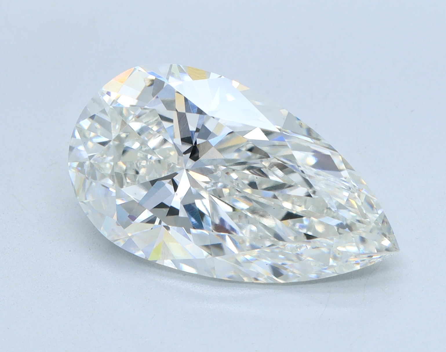 4.02 carat Pear lab grown diamond, G color, VS1 clarity