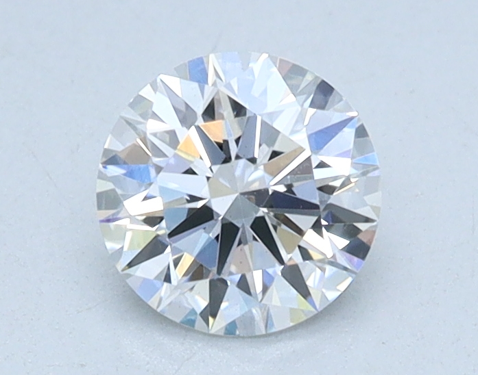0.52 carat Round lab grown diamond, E color, VS2 clarity, Ideal cut