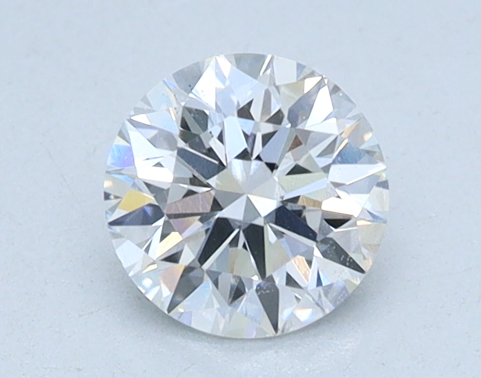 0.52 carat Round lab grown diamond, E color, VS2 clarity, Ideal cut