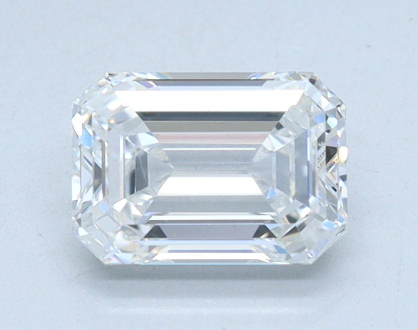 1.02 carat Emerald lab grown diamond, E color, VS2 clarity