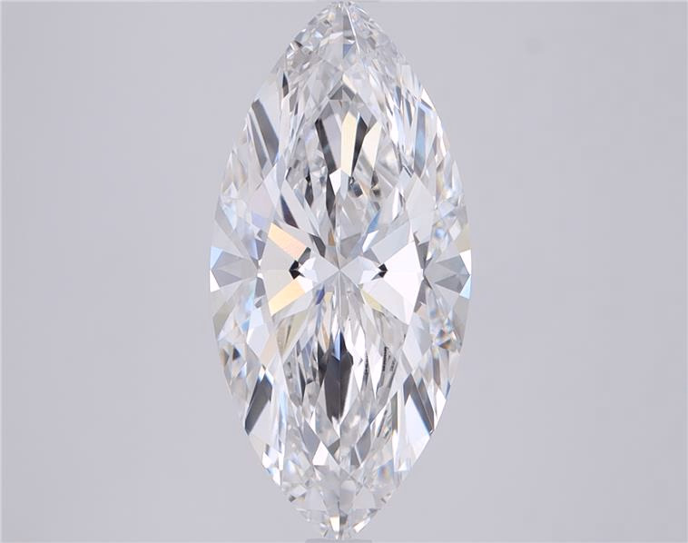 2.51 carat Marquise lab grown diamond, D color, VS1 clarity