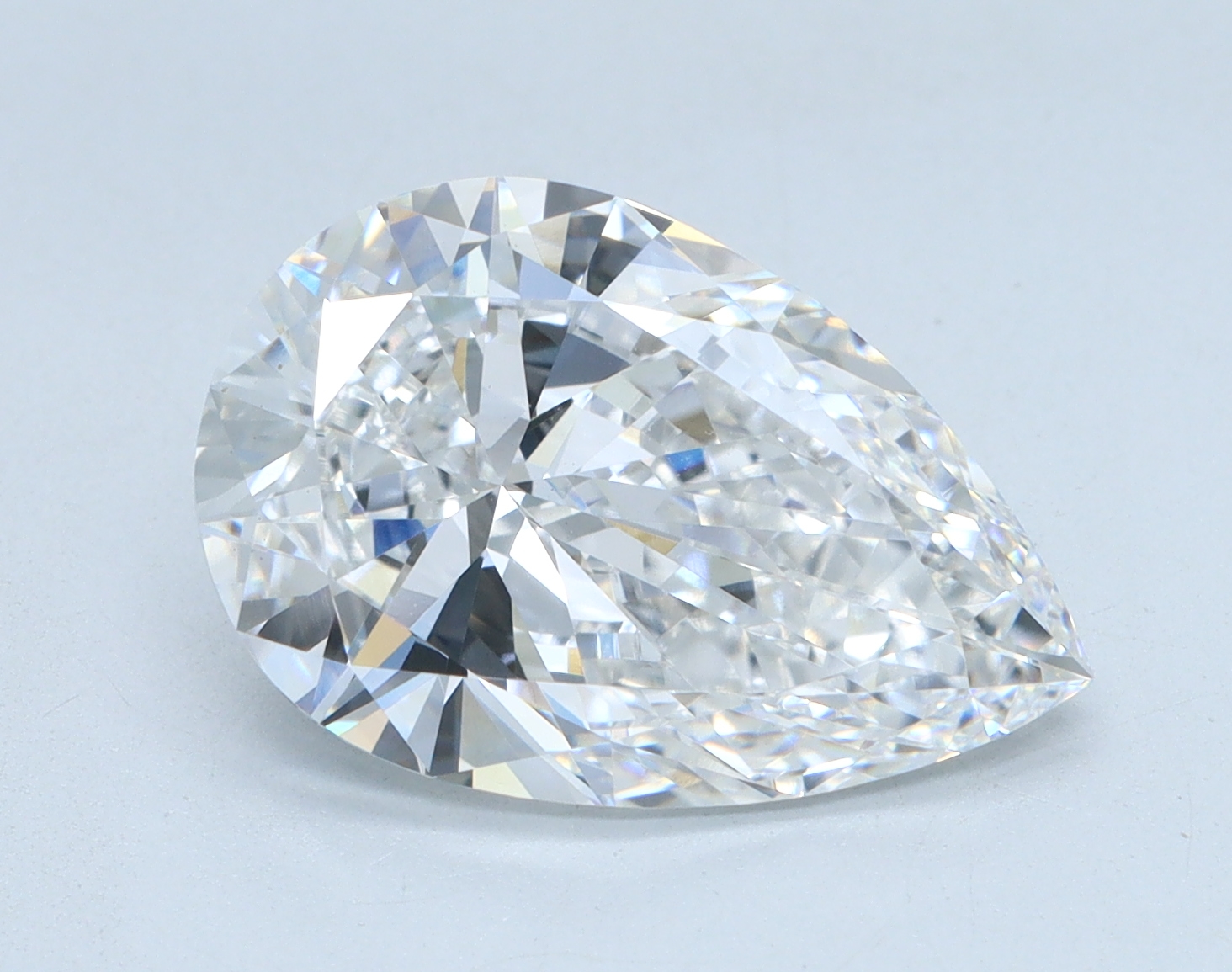 3.71 carat Pear lab grown diamond, E color, VS1 clarity