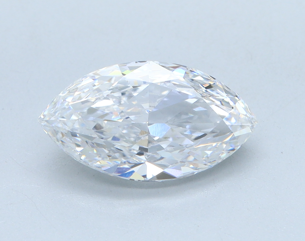 2.04 carat Marquise lab grown diamond, E color, VVS2 clarity