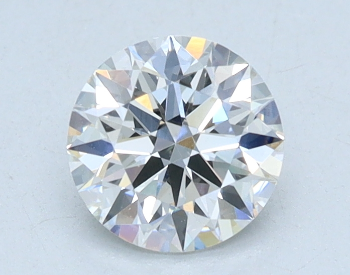 0.59 carat Round lab grown diamond, G color, VVS2 clarity, Ideal cut