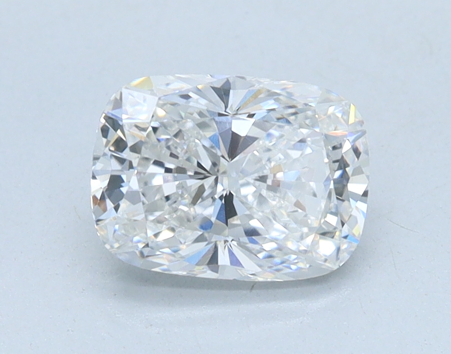 1.01 carat Cushion lab grown diamond, E color, VVS2 clarity
