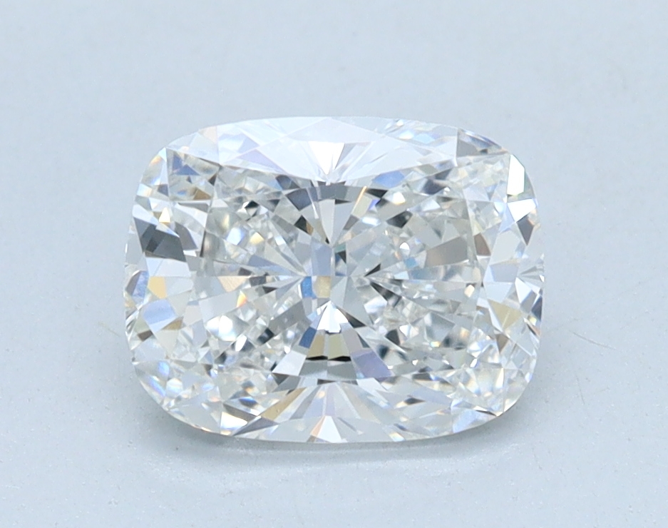 1.09 carat Cushion lab grown diamond, F color, VVS2 clarity