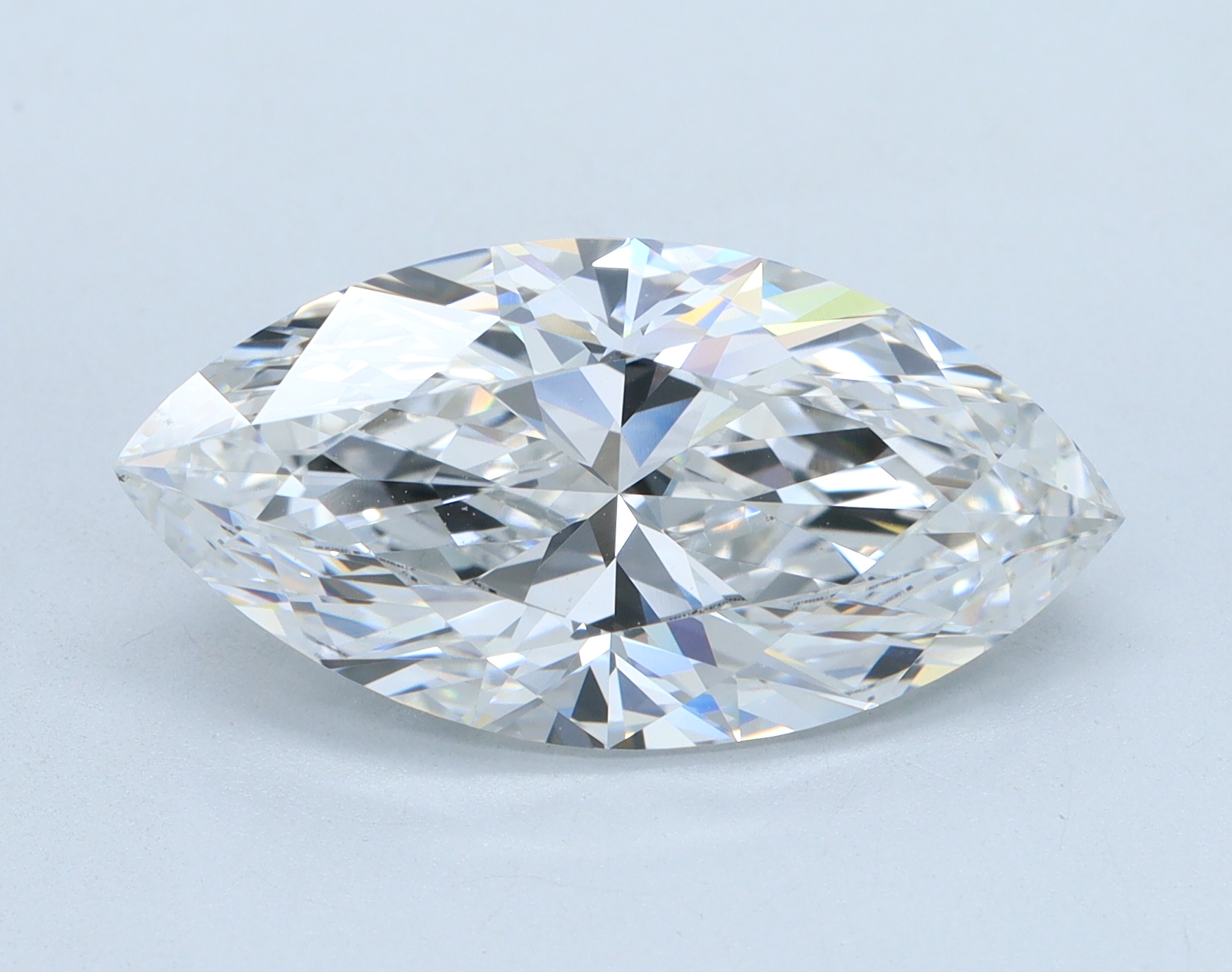 5.03 carat Marquise lab grown diamond, F color, VS1 clarity