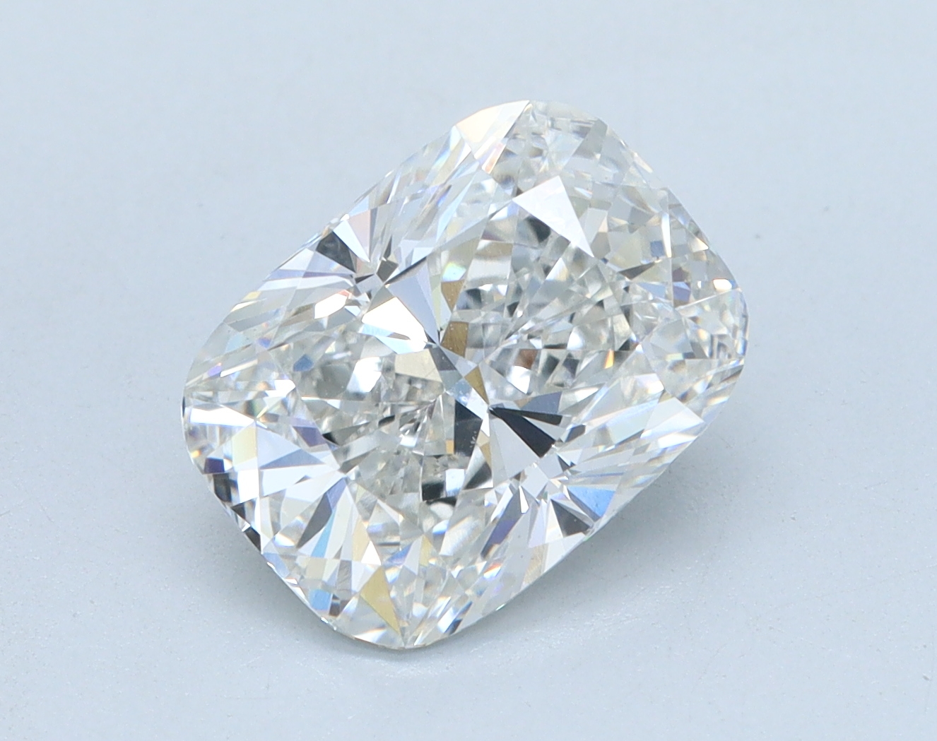2.55 carat Cushion lab grown diamond, F color, VS1 clarity