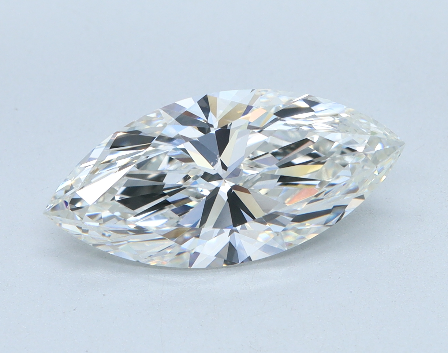 2.59 carat Marquise lab grown diamond, G color, VVS2 clarity
