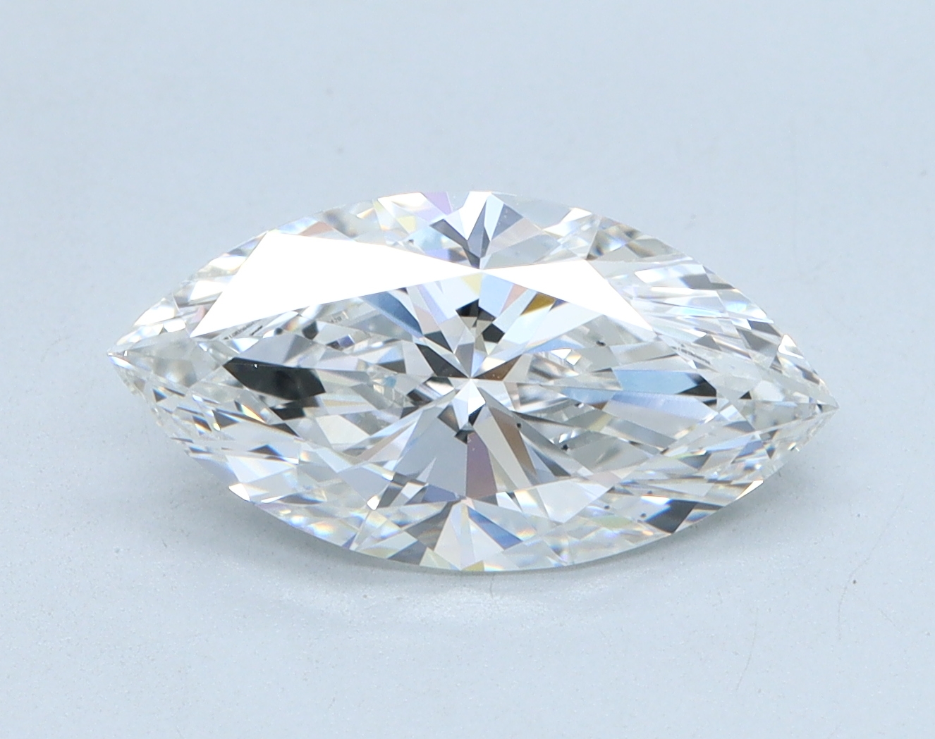 2.05 carat Marquise lab grown diamond, F color, VS1 clarity