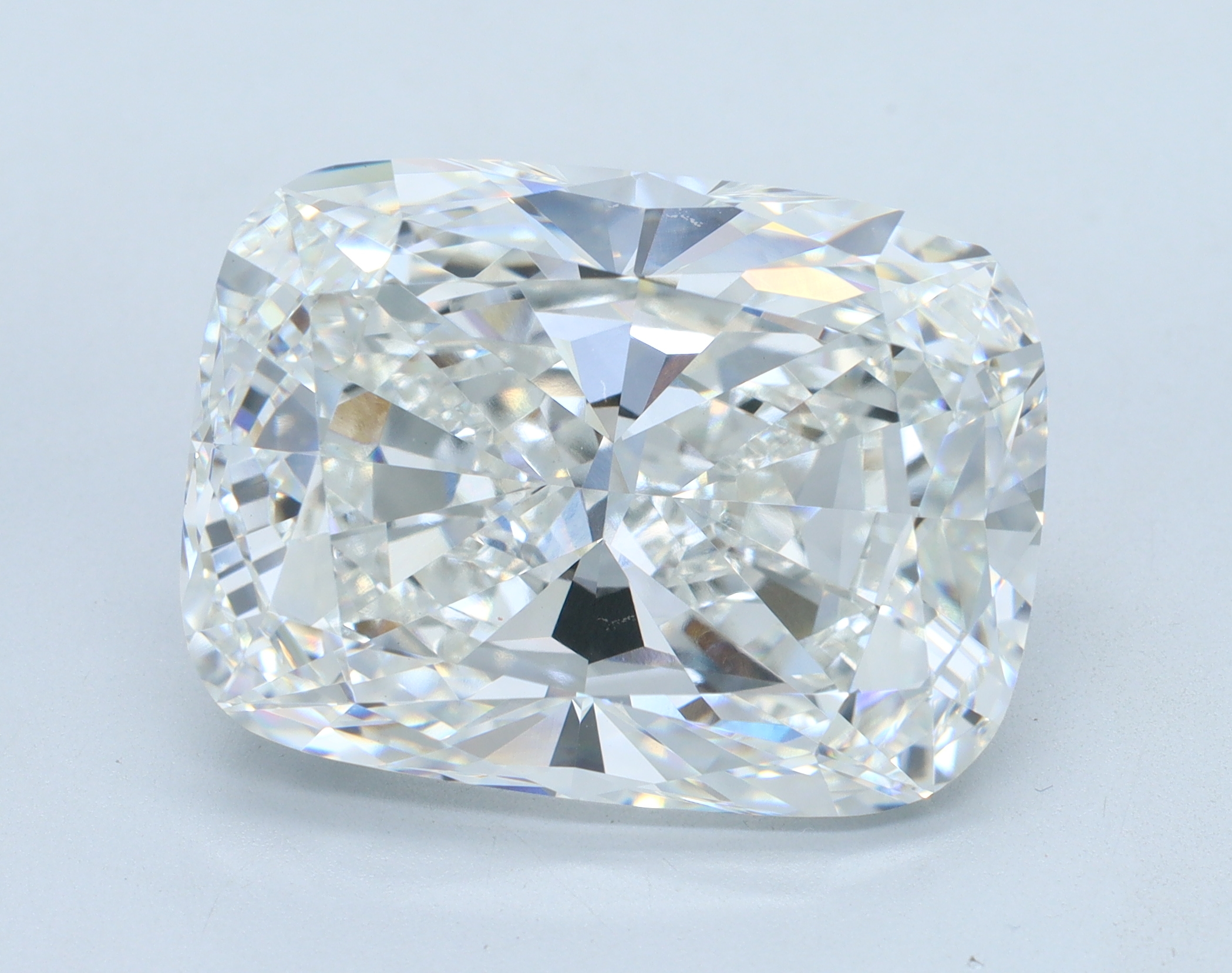 15.08 carat Cushion lab grown diamond, F color, VVS2 clarity