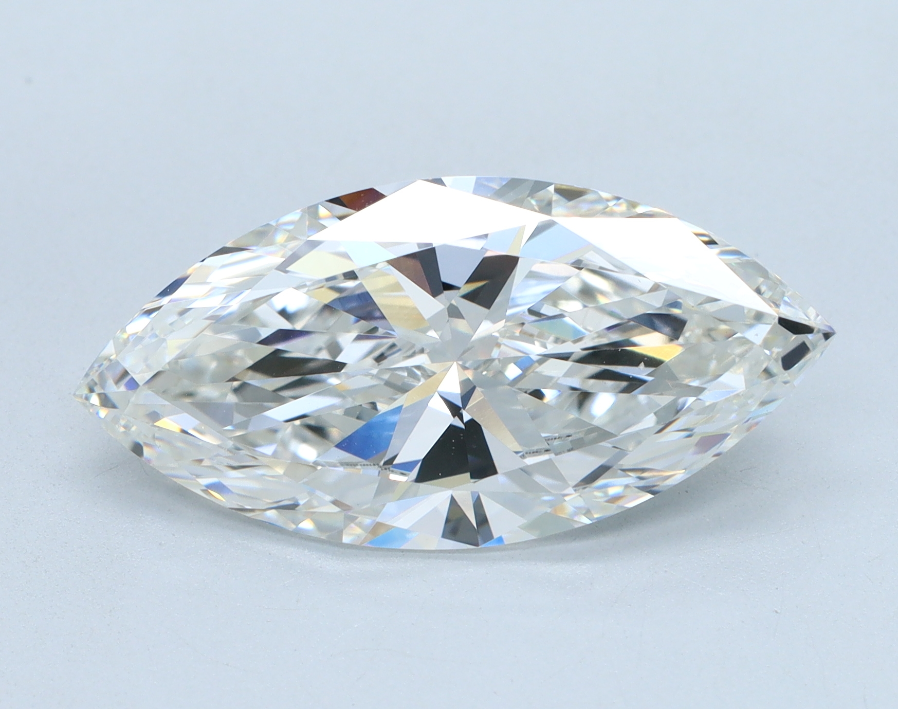 5.01 carat Marquise lab grown diamond, G color, VVS2 clarity