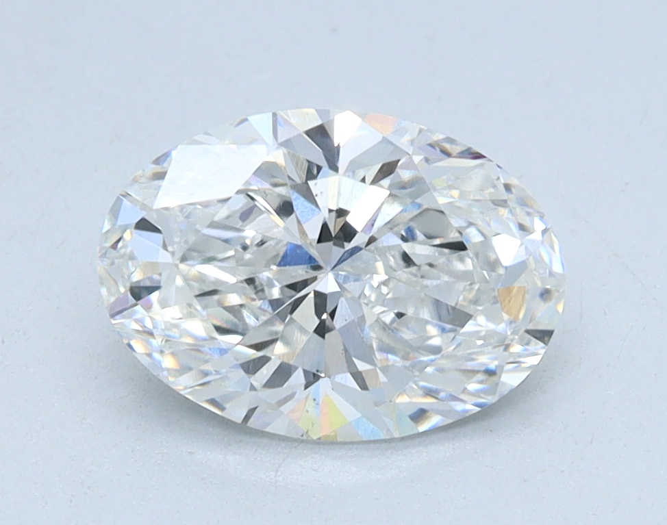 1.05 carat Oval lab grown diamond, E color, VS2 clarity