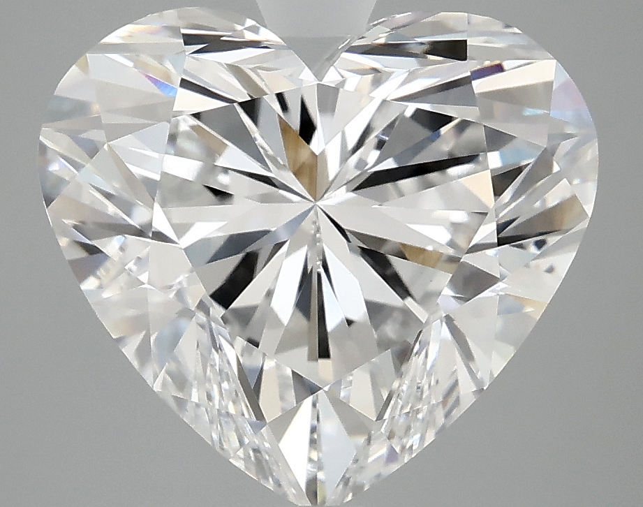 4.1 carat Heart lab grown diamond, D color, VVS2 clarity