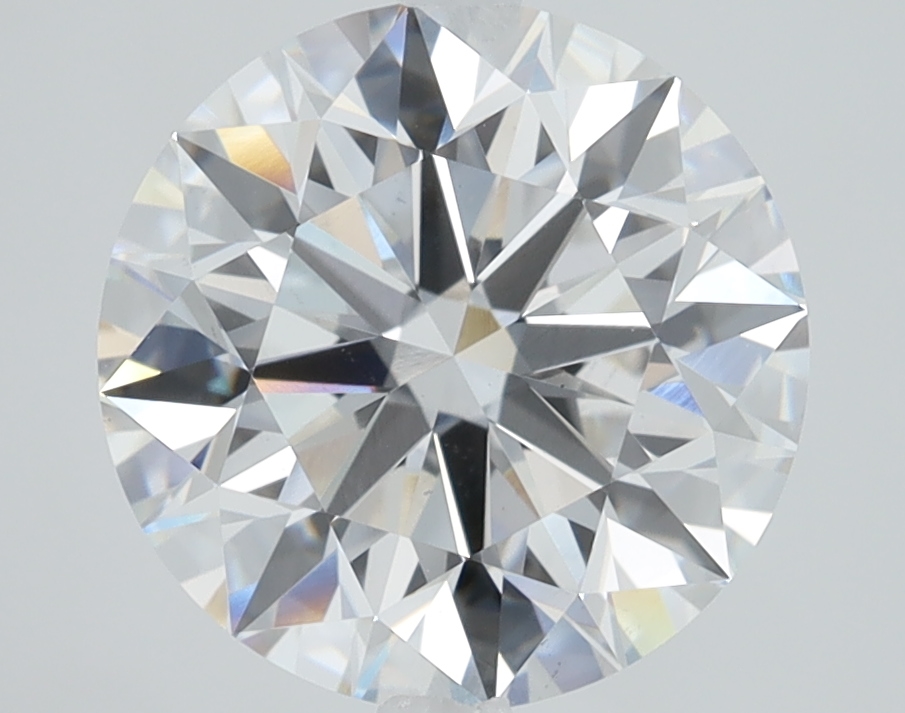 3.7 Carat Round Cut Lab Diamond