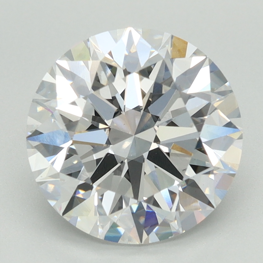 2.5 Carat Round Cut Lab Diamond