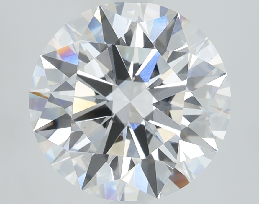 3.09 Carat Round Cut Lab Diamond