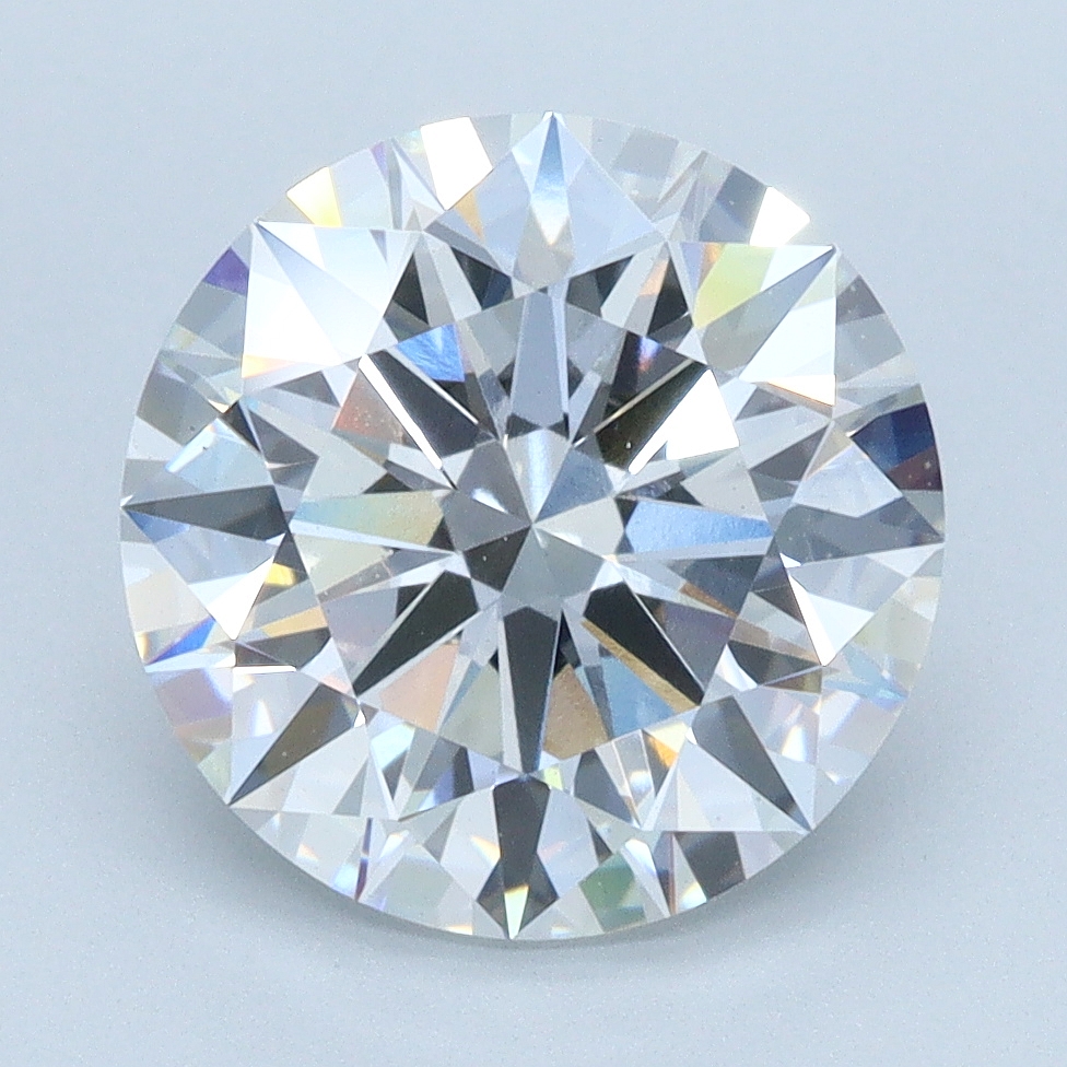 3.1 Carat Round Cut Lab Diamond