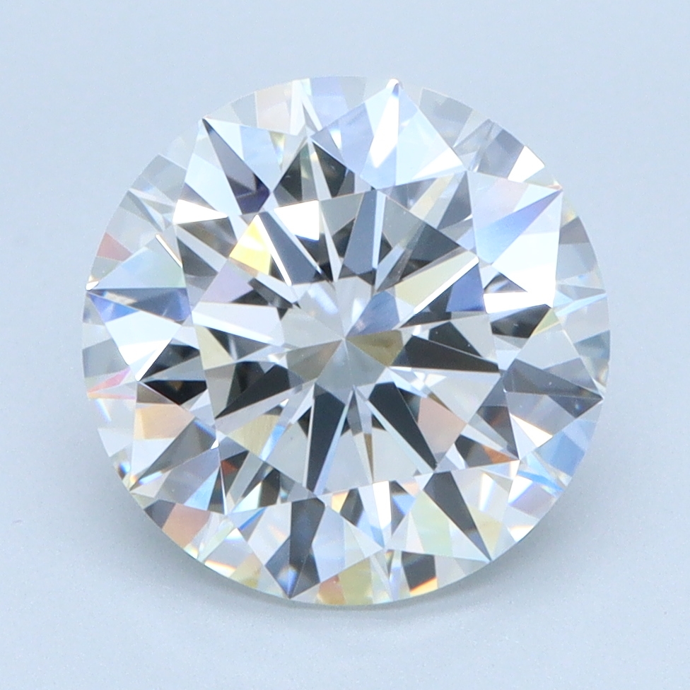 3.01 Carat Round Cut Lab Diamond