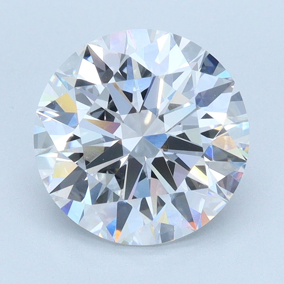 2.4 Carat Round Cut Lab Diamond