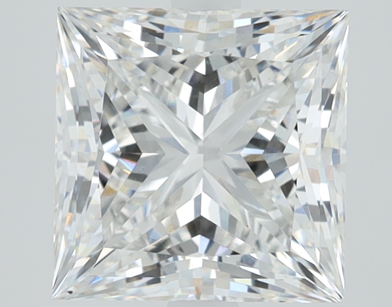 3.02 Carat Princess Cut Lab Diamond