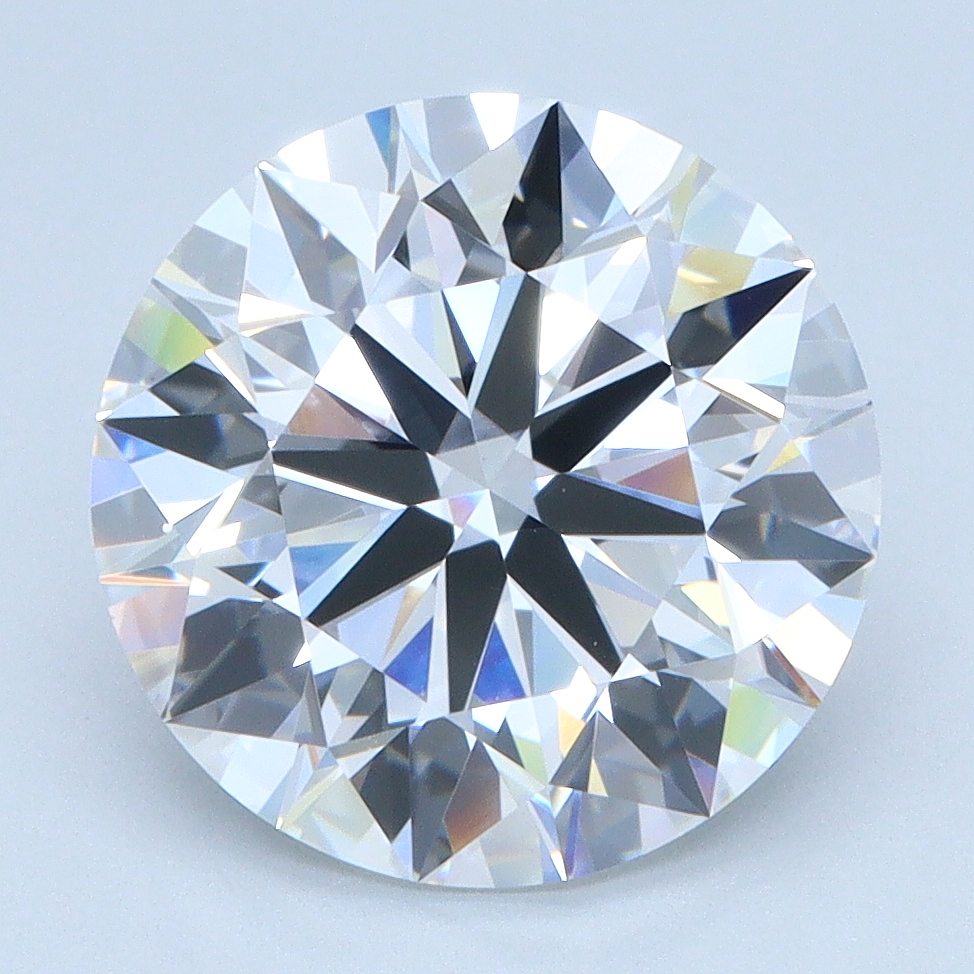 3.52 Carat Round Cut Lab Diamond