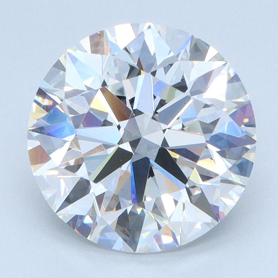 3.07 Carat Round Cut Lab Diamond