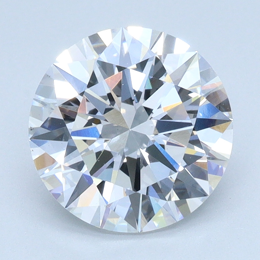 2.01 Carat Round Cut Lab Diamond