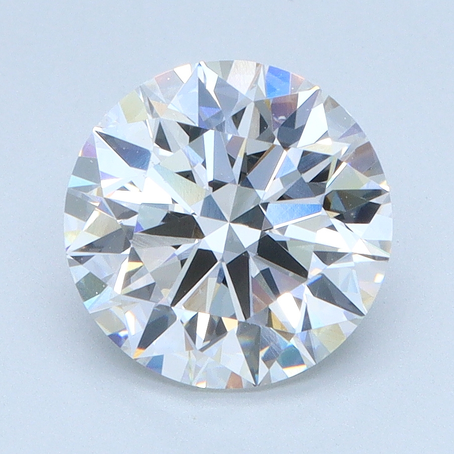 2.07 Carat Round Cut Lab Diamond