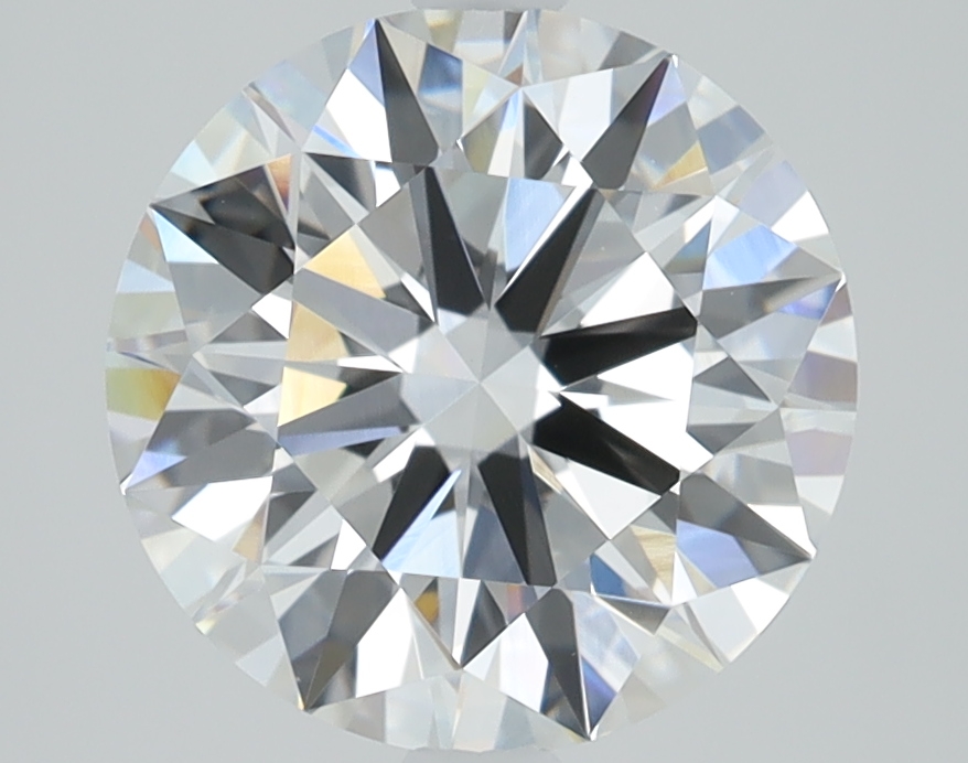 3.27 Carat Round Cut Lab Diamond