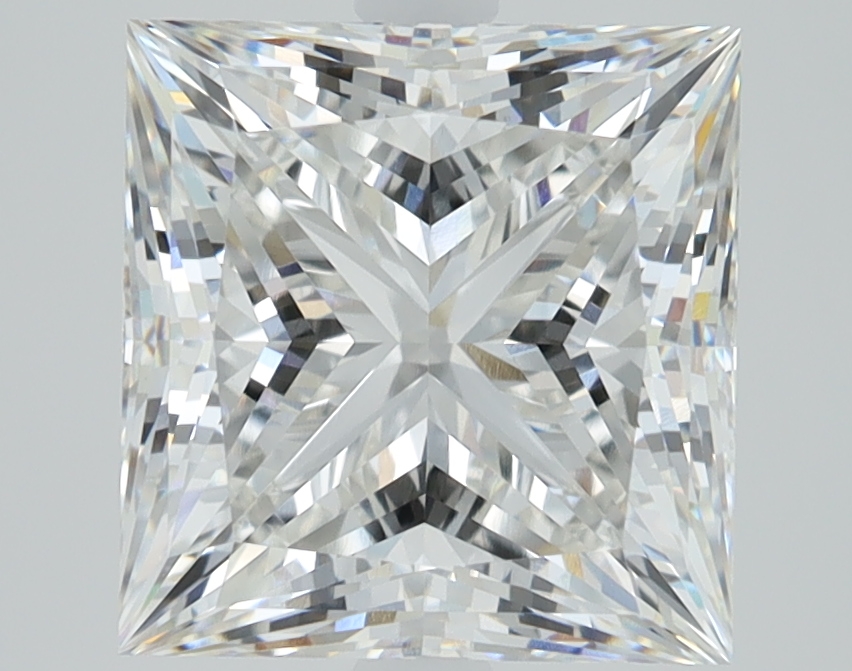 4.02 Carat Princess Cut Lab Diamond