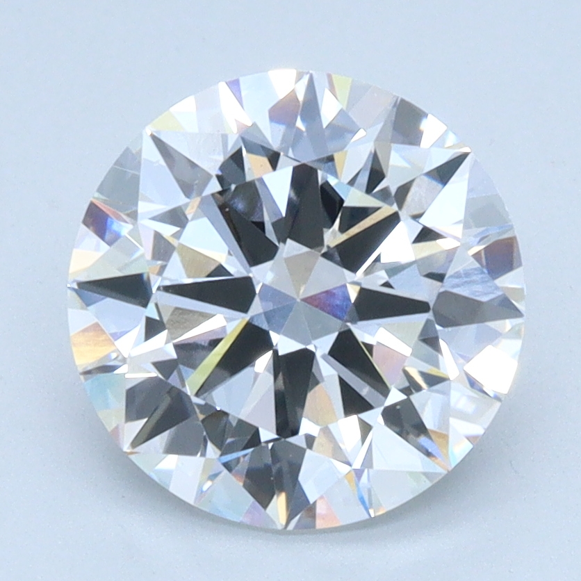 2 Carat Round Cut Lab Diamond