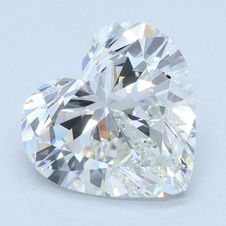 1.56 Carat Heart Cut Lab Diamond