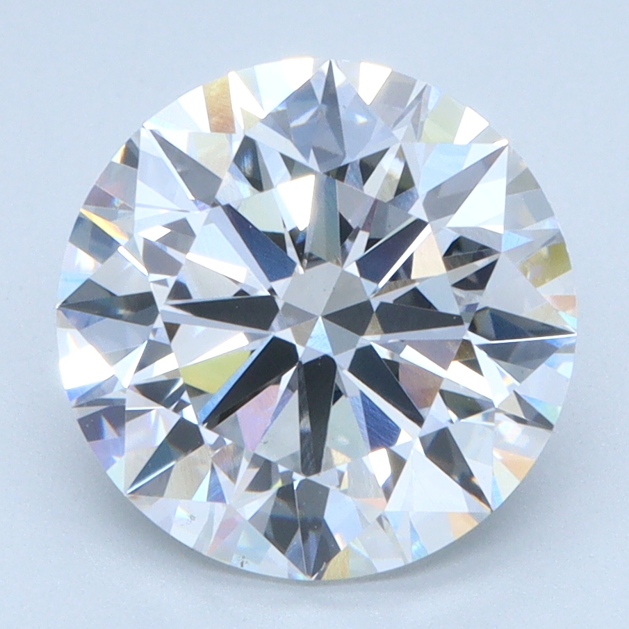 3.01 Carat Round Cut Lab Diamond