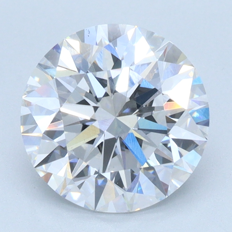 2.09 Carat Round Cut Lab Diamond