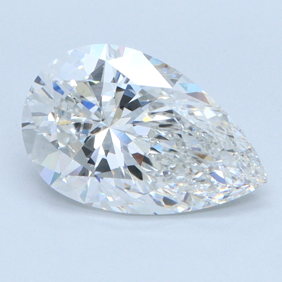 1.57 Carat Pear Cut Lab Diamond