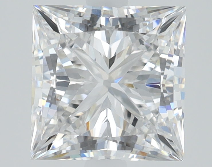 2.53 Carat Princess Cut Lab Diamond