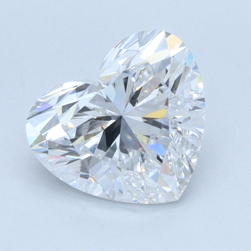 1.57 Carat Heart Cut Lab Diamond